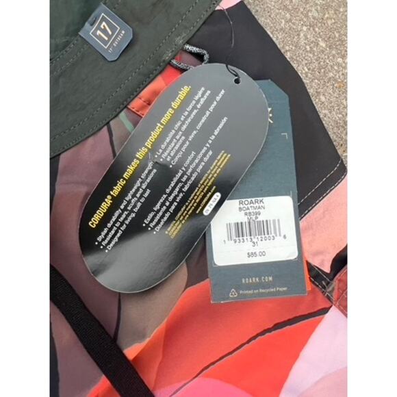 NWT Roark Boatman multi-colored board shorts size 30, 31, 33, 38 - Picture 9 of 9